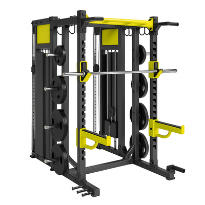 Smith Machine Built for Elite Training, Counterbalanced Bar, Dual Cable Columns, 450kg Rating