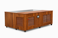 Cold Plunge Tub Engineered for Daily Recovery, Cedar Cabinet, Stainless Steel Basin, 1.5HP Chiller to 35°F