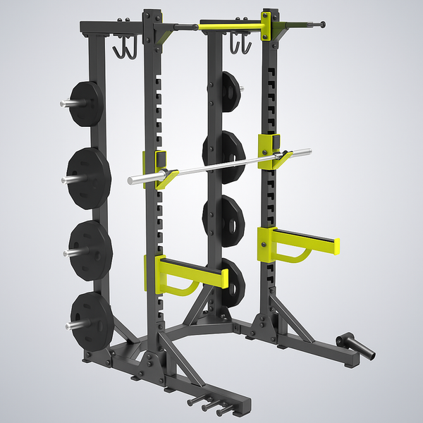 Smith Machine Built for Elite Training, Counterbalanced Bar, Dual Cable Columns, 450kg Rating