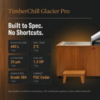 TimberChill Glacier Pro Cedar Cold Plunge — Results & Stats