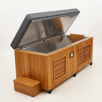 TimberChill Glacier Pro Cedar Cold Plunge — Studio Shot